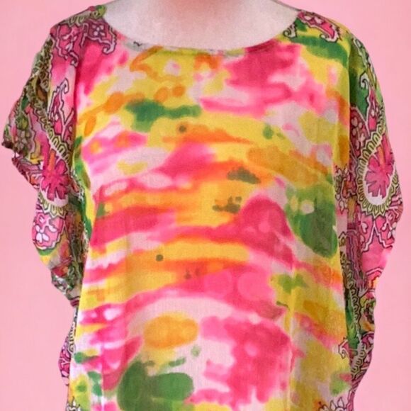 CLUB Z COLLECTION MEDIUM BATHING SUIT SWIM WEAR BEACH SUMMER COVER UP DRESS - Picture 3 of 5